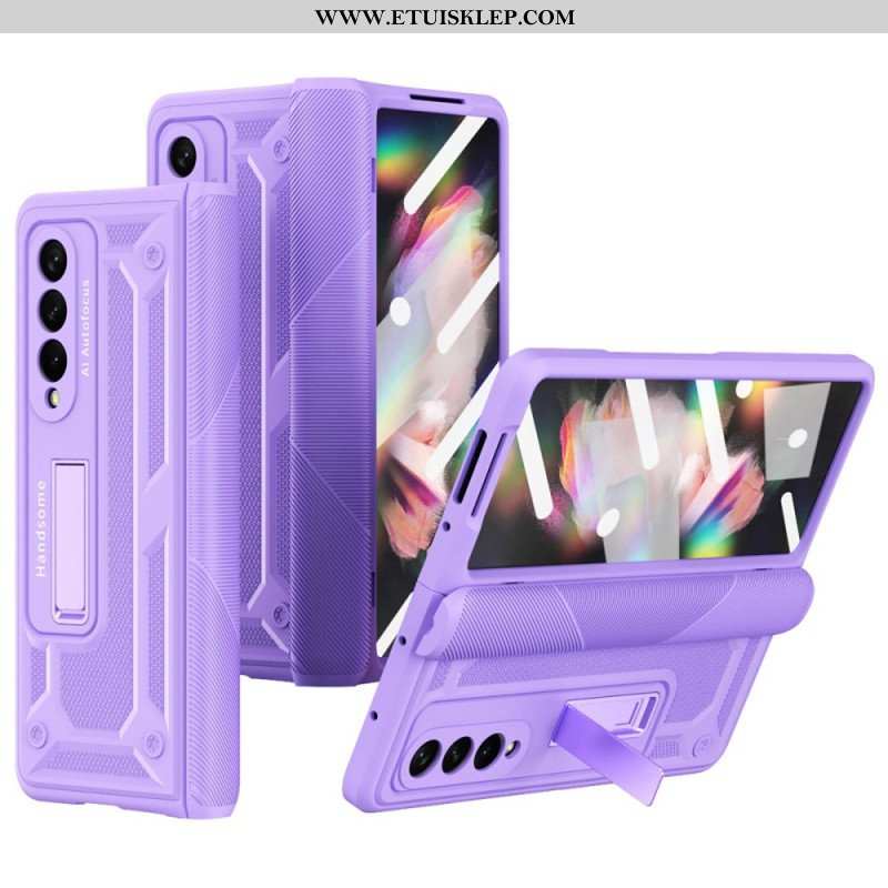 Futerały do Samsung Galaxy Z Fold 4 Etui Ochronne Szkło Hartowane Z Podwójną Ochroną